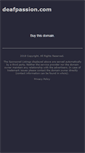 Mobile Screenshot of deafpassion.com